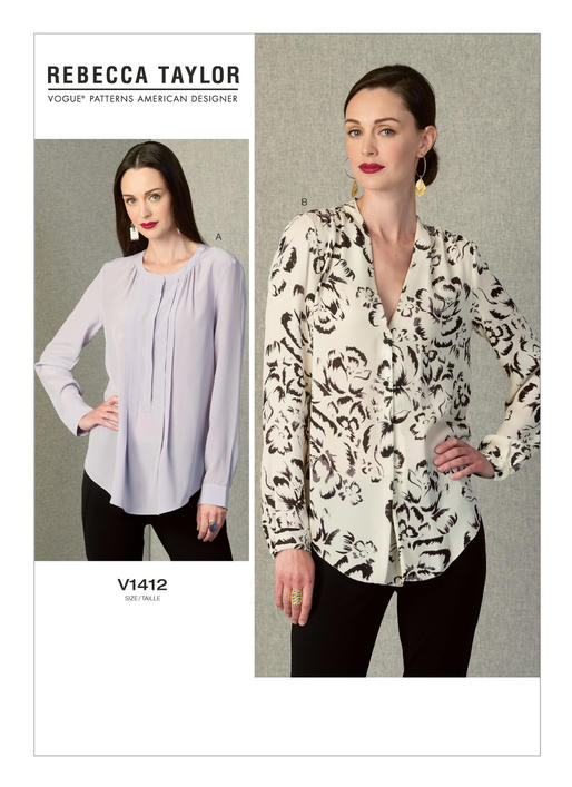 Symønster Vogue Patterns 1412 - Topp - Dame | Design: Rebecca Taylor | Bilde 7