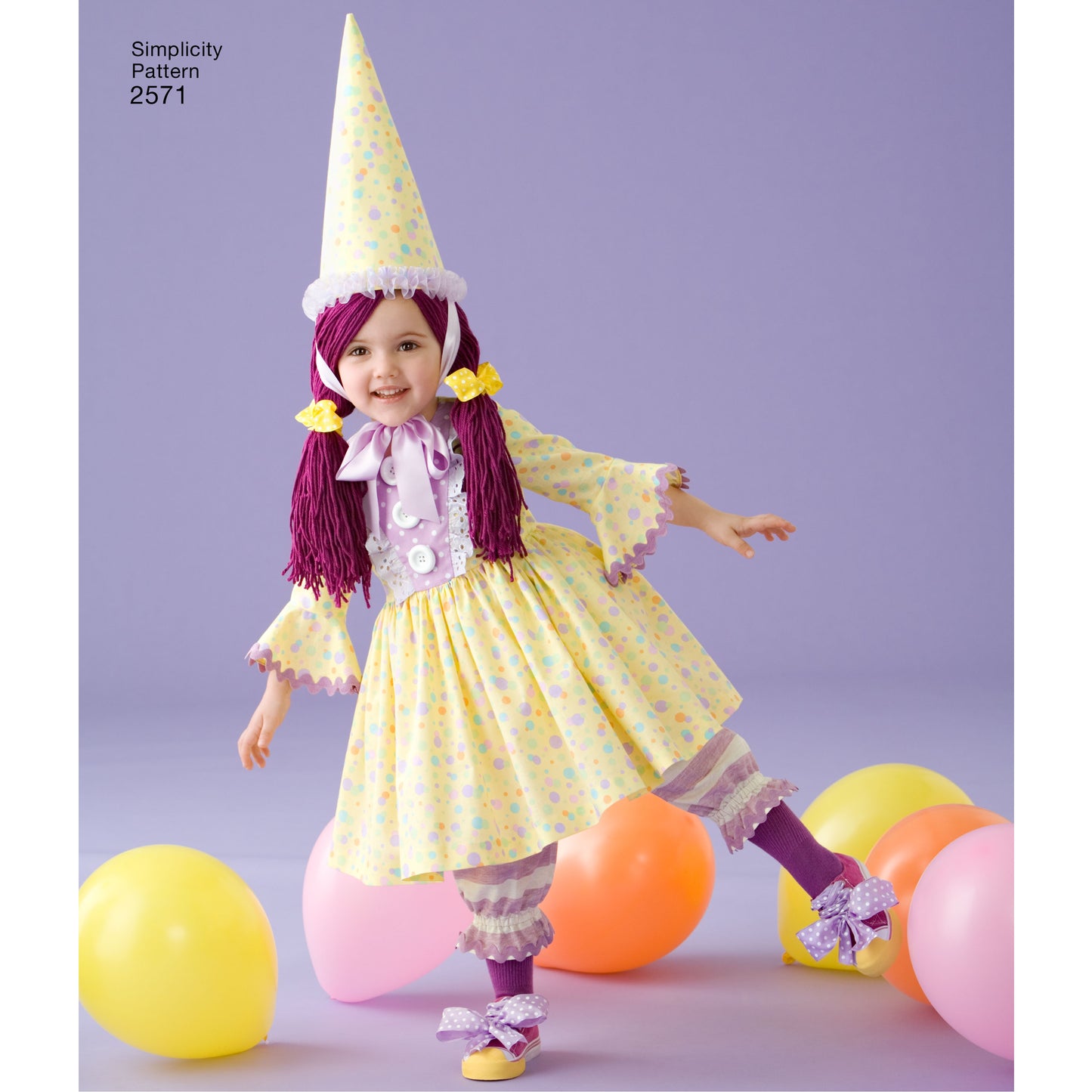 Symønster Simplicity 2571 - Kostyme - Baby Jente - Karneval | Bilde 4