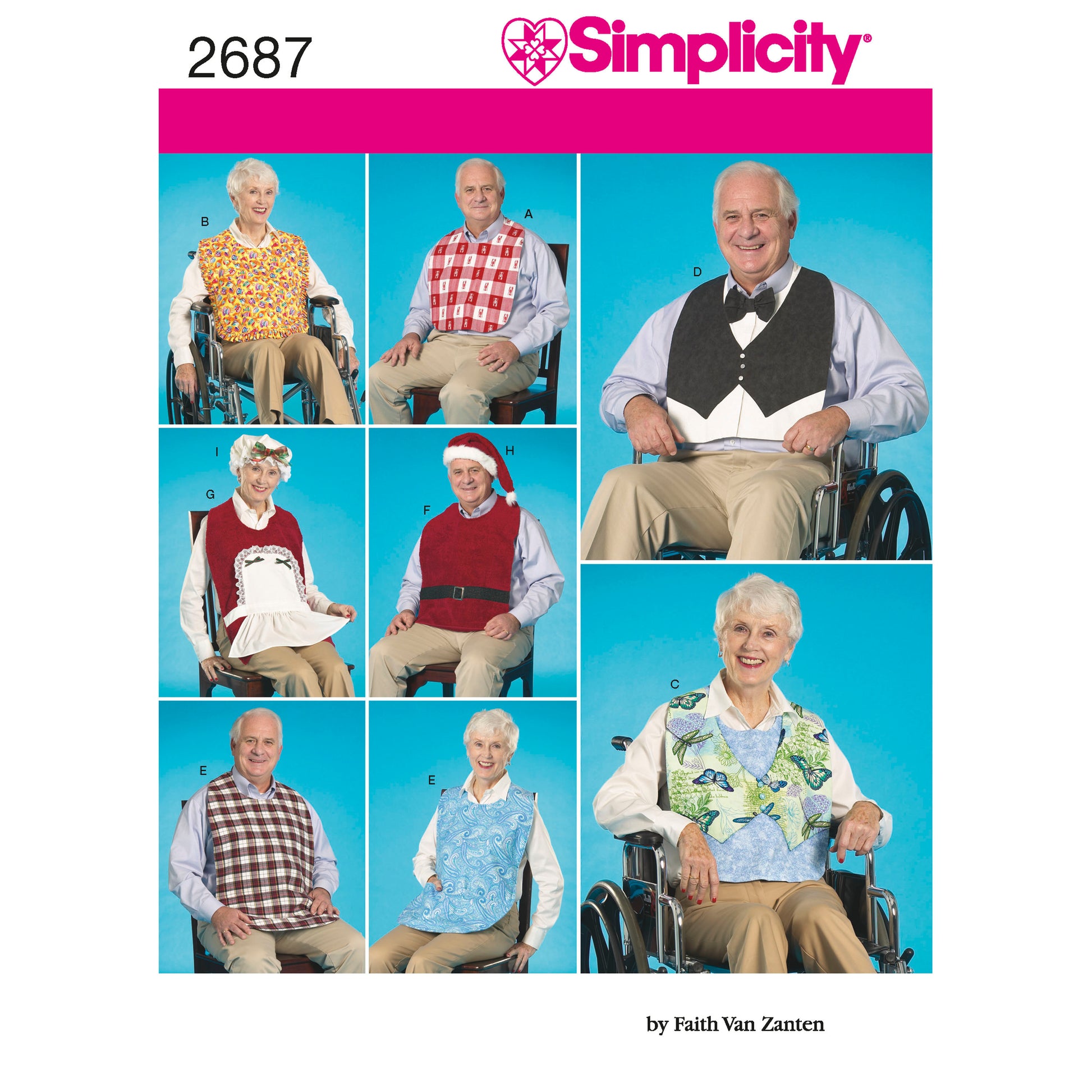Symønster Simplicity 2687 - Hatt Tilbehør | Bilde 9