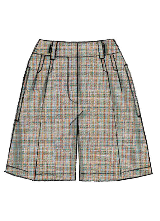 Symønster Vogue Patterns 9008 - Shorts - Dame | Bilde 2
