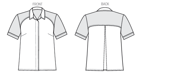 Symønster Butterick 6070 - Skjorte - Dame | Bilde 6