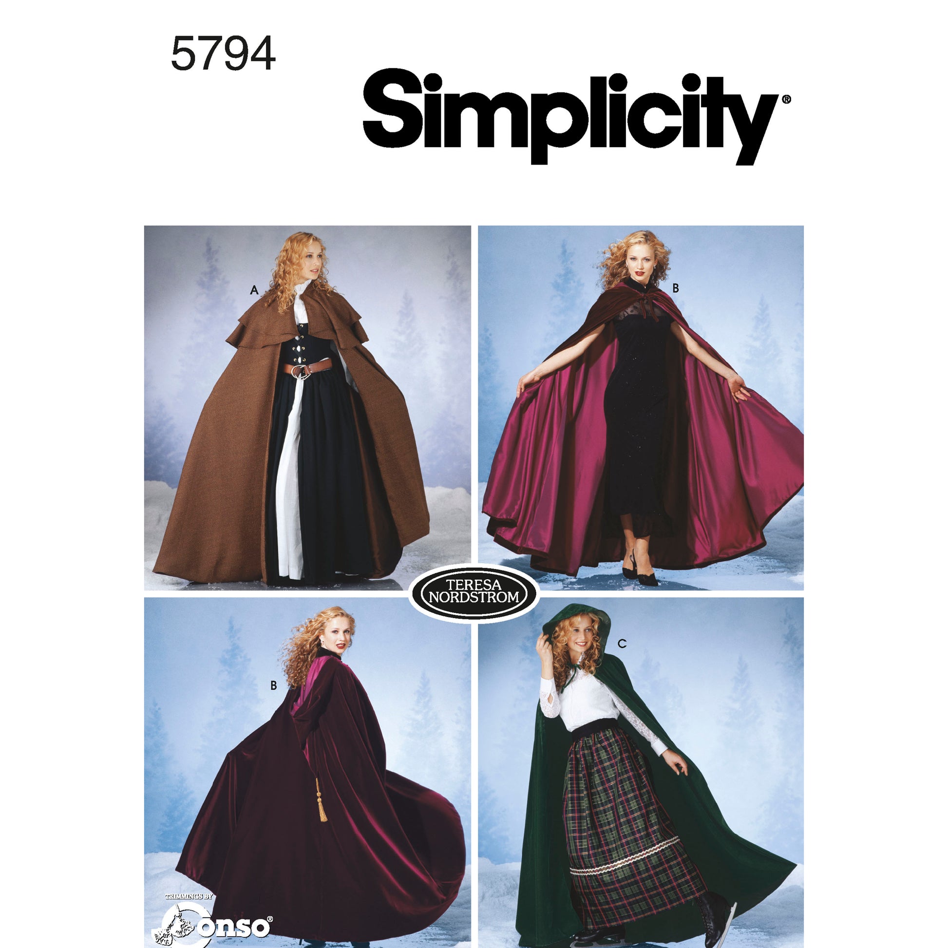 Symønster Simplicity 5794 - Kostyme - Dame - Karneval | Bilde 2