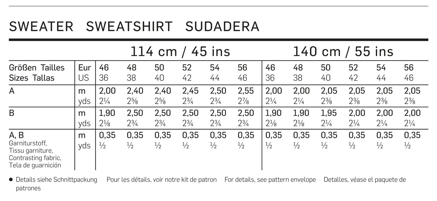 Symønster PDF symønster - Burda 6718 - Genser - Herre - Casual | Bilde 4