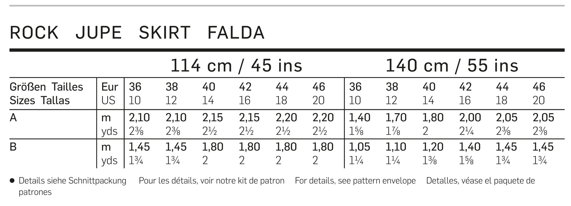 Symønster PDF symønster - Burda 6733 - Skjørt - Dame - Casual | Bilde 4