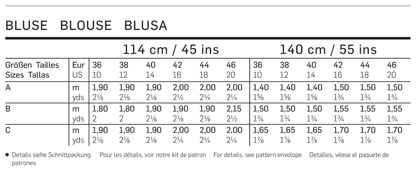 Symønster PDF symønster - Burda 6762 - Bluse Topp - Dame - Casual | Bilde 10