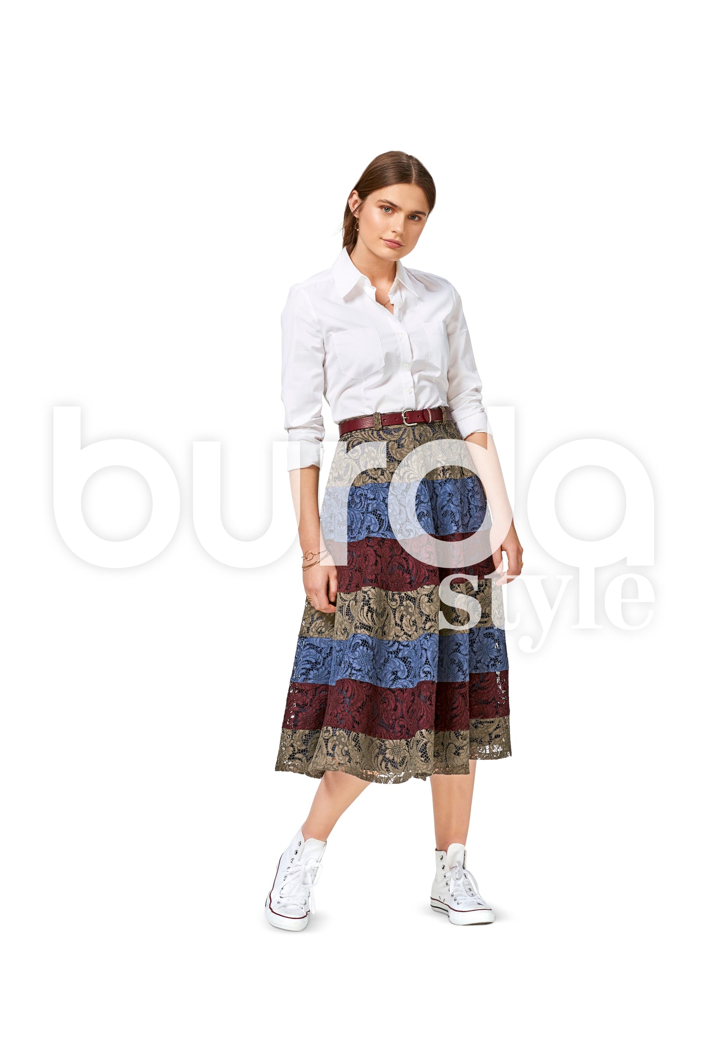 Symønster Burda 6849 - Bluse Skjorte - Dame | Bilde 6