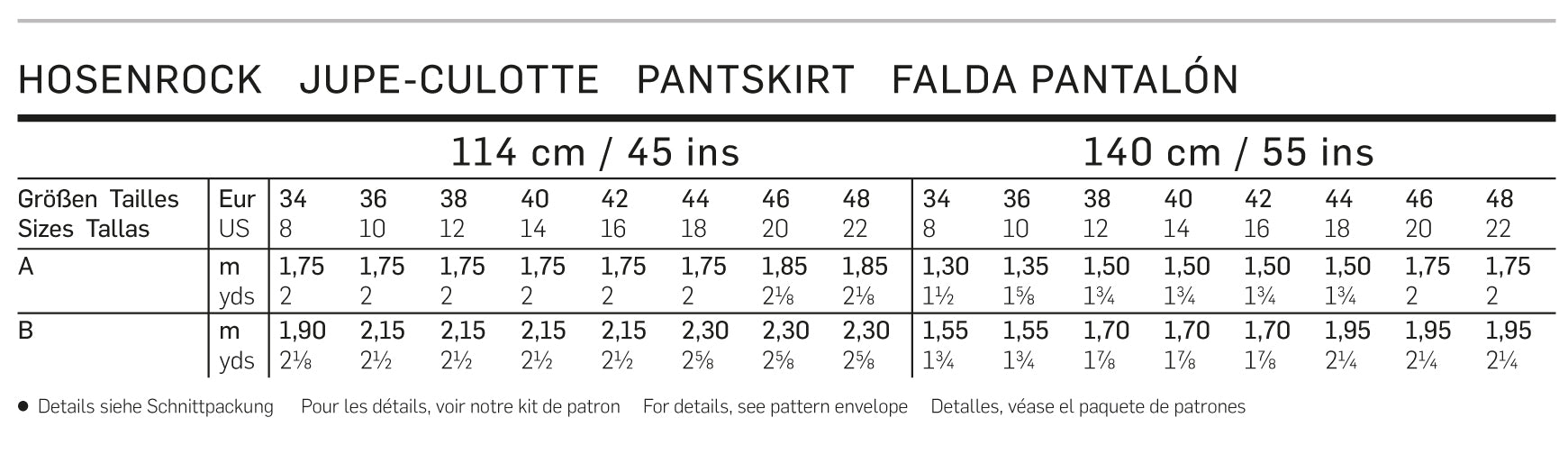 Symønster PDF symønster - Burda 6905 - Skjørt - Dame | Bilde 4