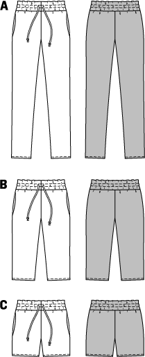 Symønster PDF symønster - Burda 6938 - Bukse Shorts - Dame - Casual | Bilde 4