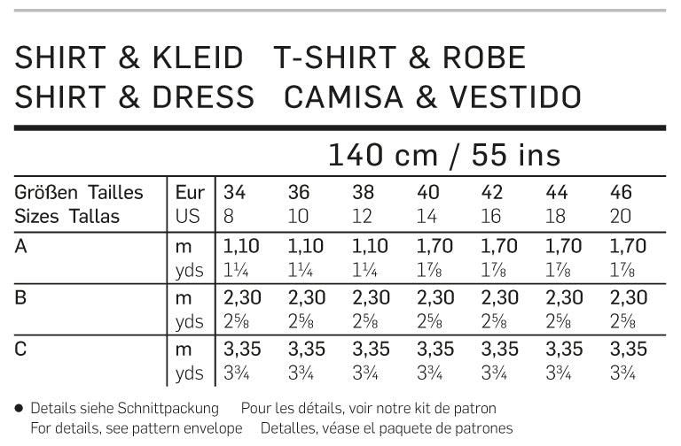 Symønster PDF symønster - Burda 6956 - Kjole Skjorte Bluse - Dame - Mammatøy | Bilde 5