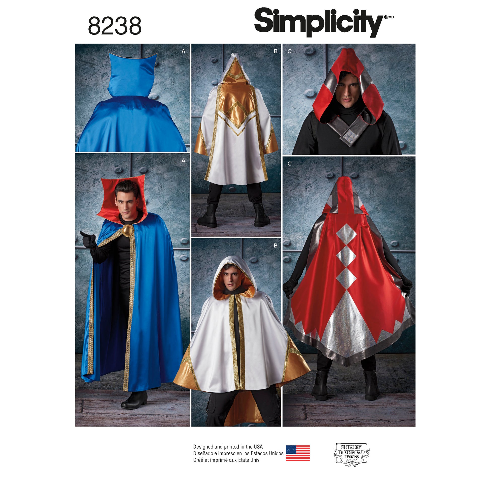 Symønster Simplicity 8238 - Kostyme - Dame - Karneval | Bilde 8