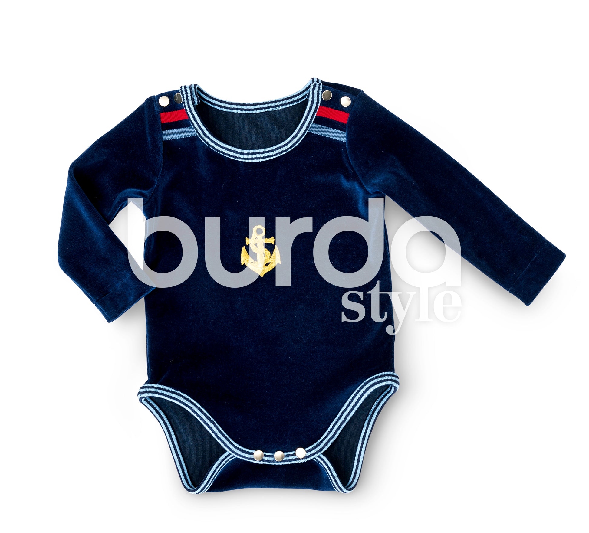 Symønster Burda 9347 - Buksedrakter Kjole - Baby | Bilde 1