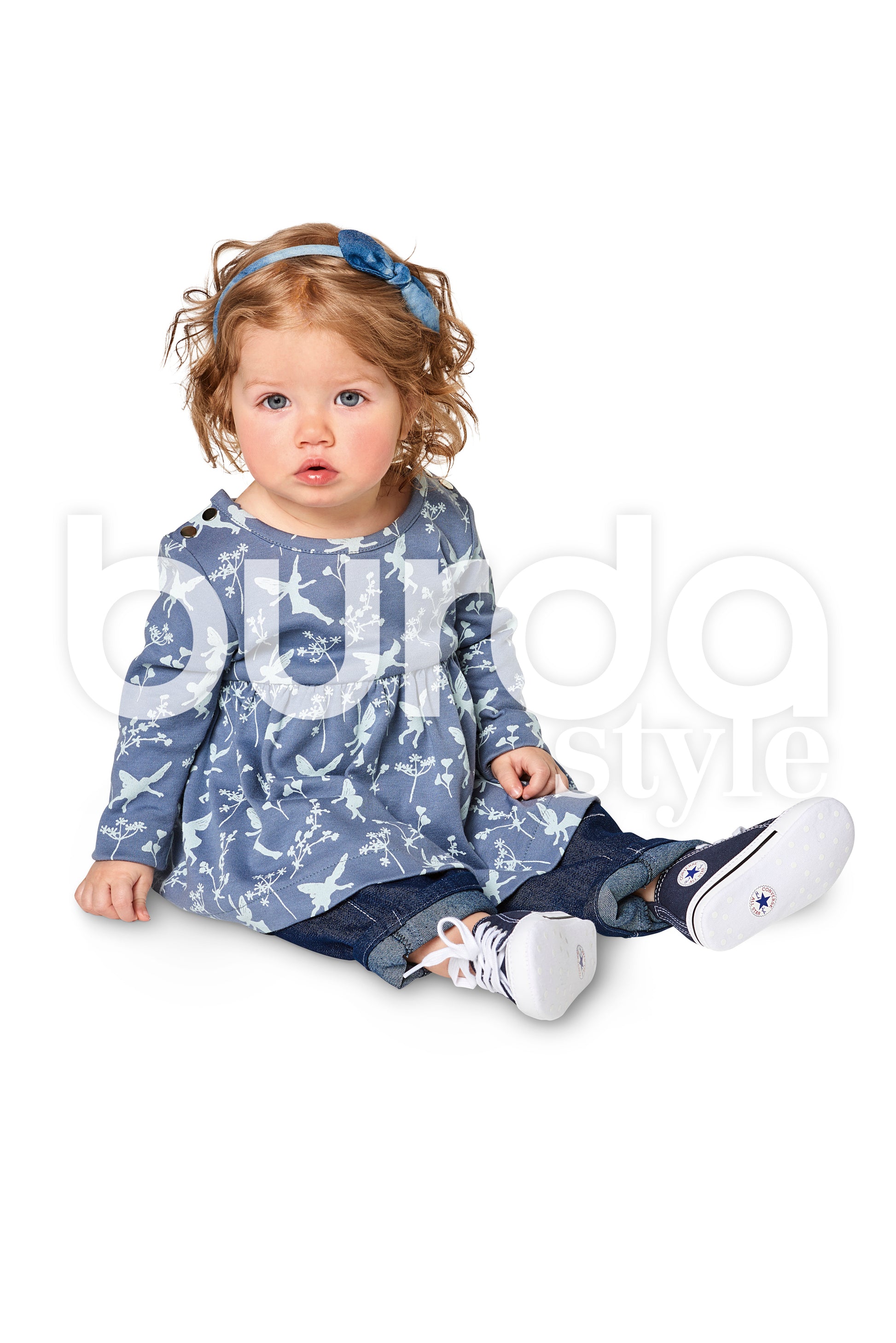 Symønster Burda 9347 - Buksedrakter Kjole - Baby | Bilde 2