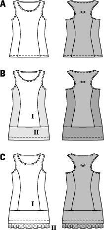 Symønster PDF symønster - Burda 9418 - Kjole Skjorte Topp - Jente | Bilde 5