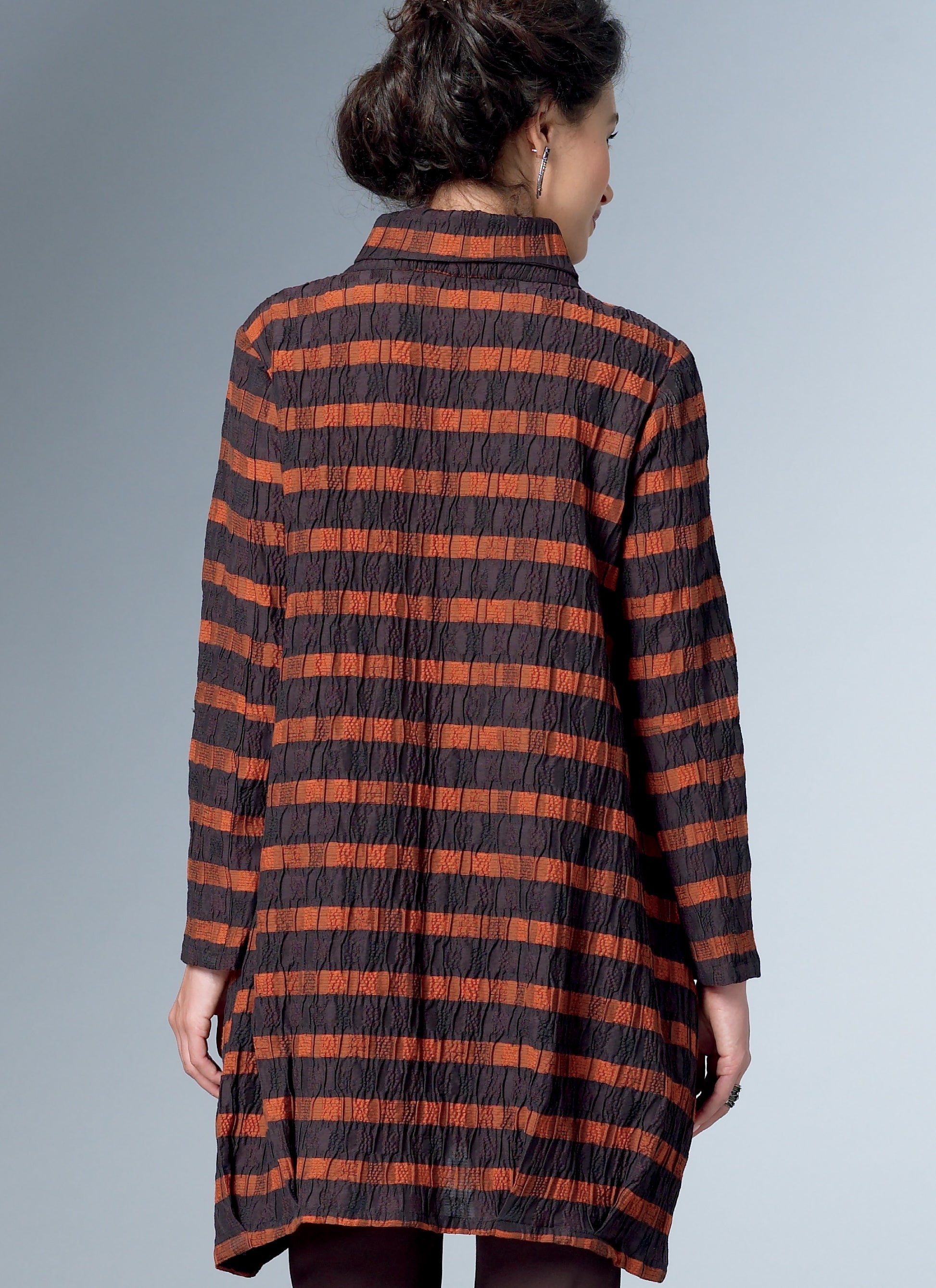 Symønster Butterick 6491 - Skjorte Frakk - Dame | Design: Katherine Tilton | Bilde 6