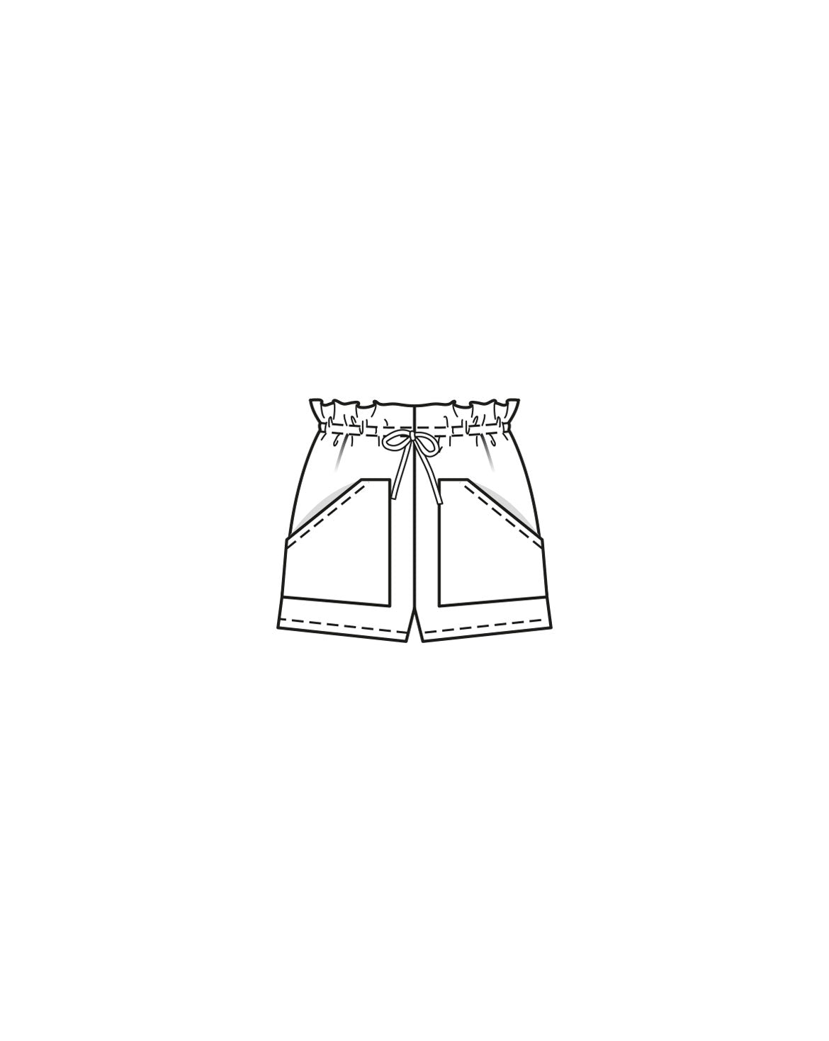 PDF-symønster - Burda 03/2023  #5A - Shorts - Dame | Bilde 6