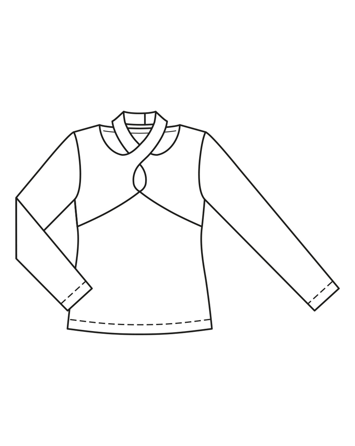 PDF-symønster - Burda 03/2023  #11 - Bluse Skjorte - Dame | Bilde 4