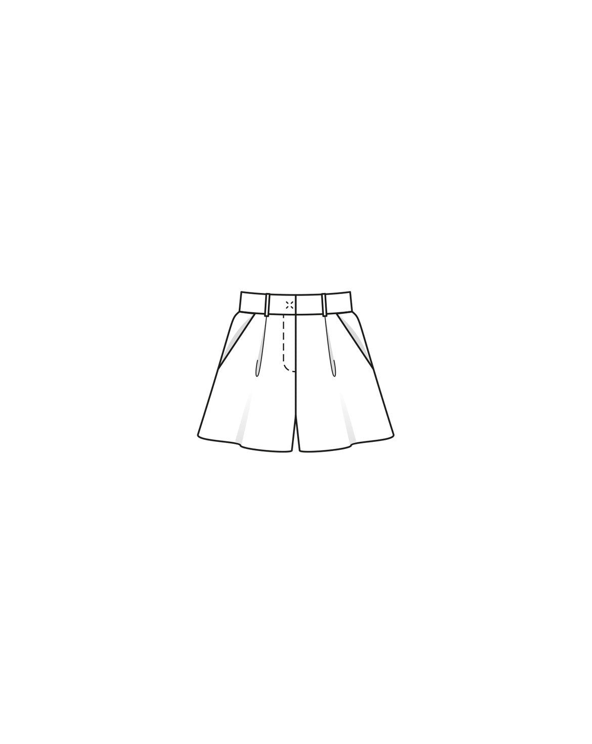 PDF-symønster - Burda 07/2023 #116 - Bukse Shorts - Dame | Bilde 5