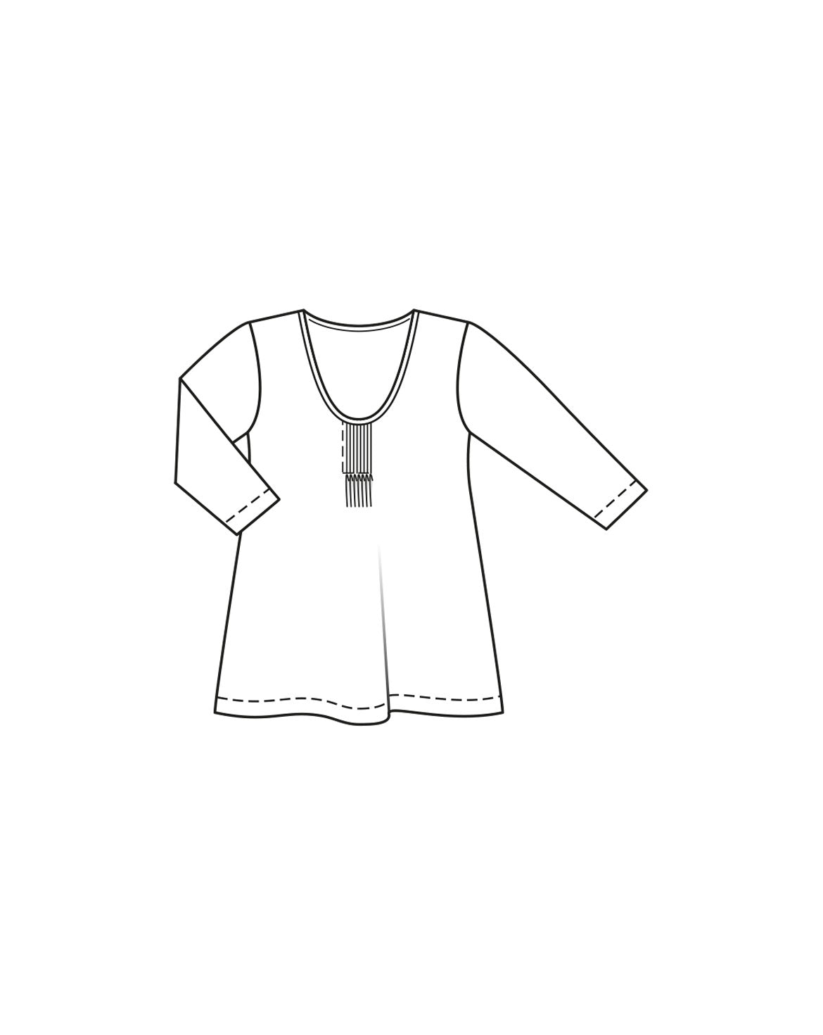 PDF-symønster - Burda 08/2023 #117 - Bluse Skjorte - Dame | Bilde 10