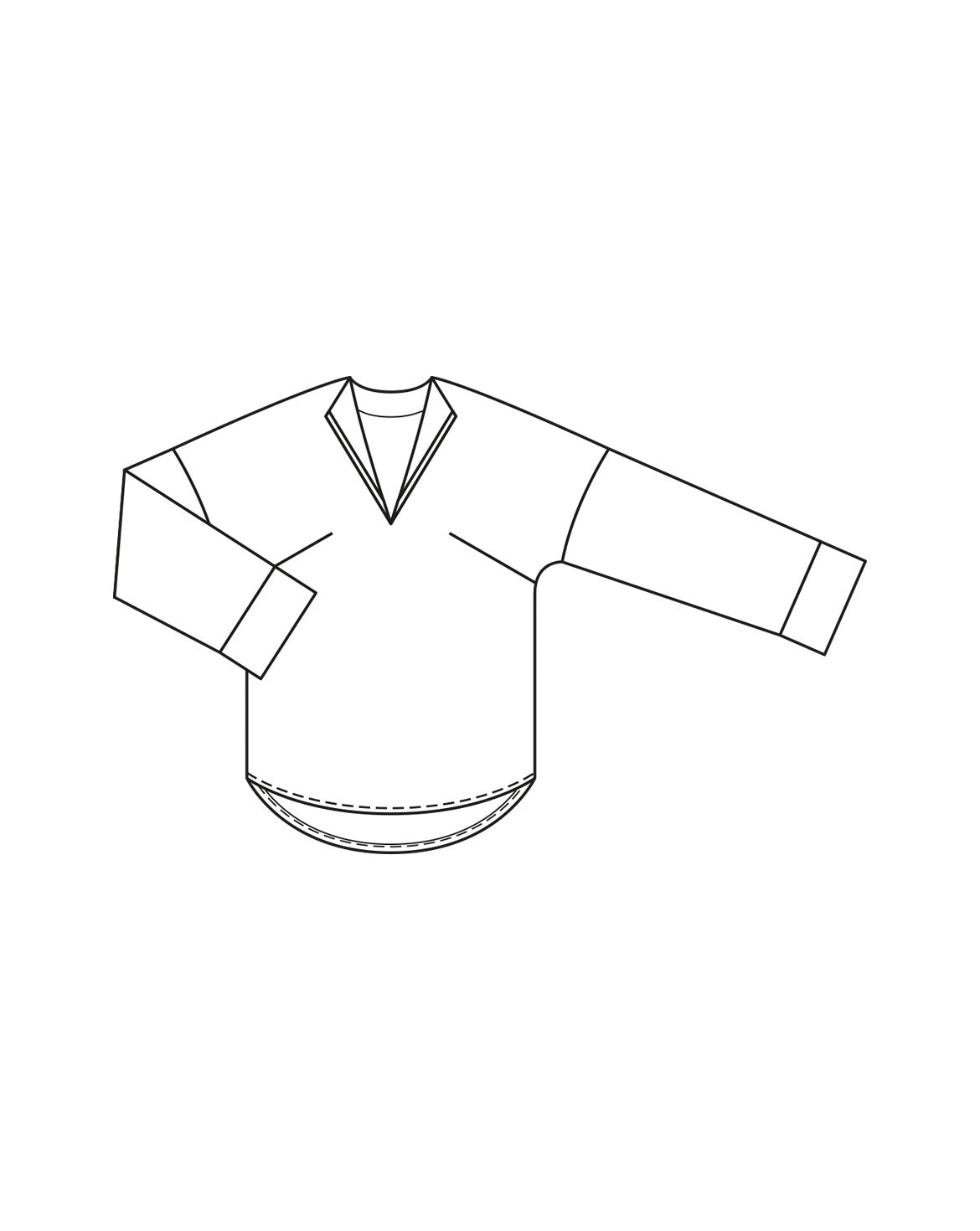 PDF-symønster - Burda 11/2023 #108 - Bluse Skjorte - Dame | Bilde 4