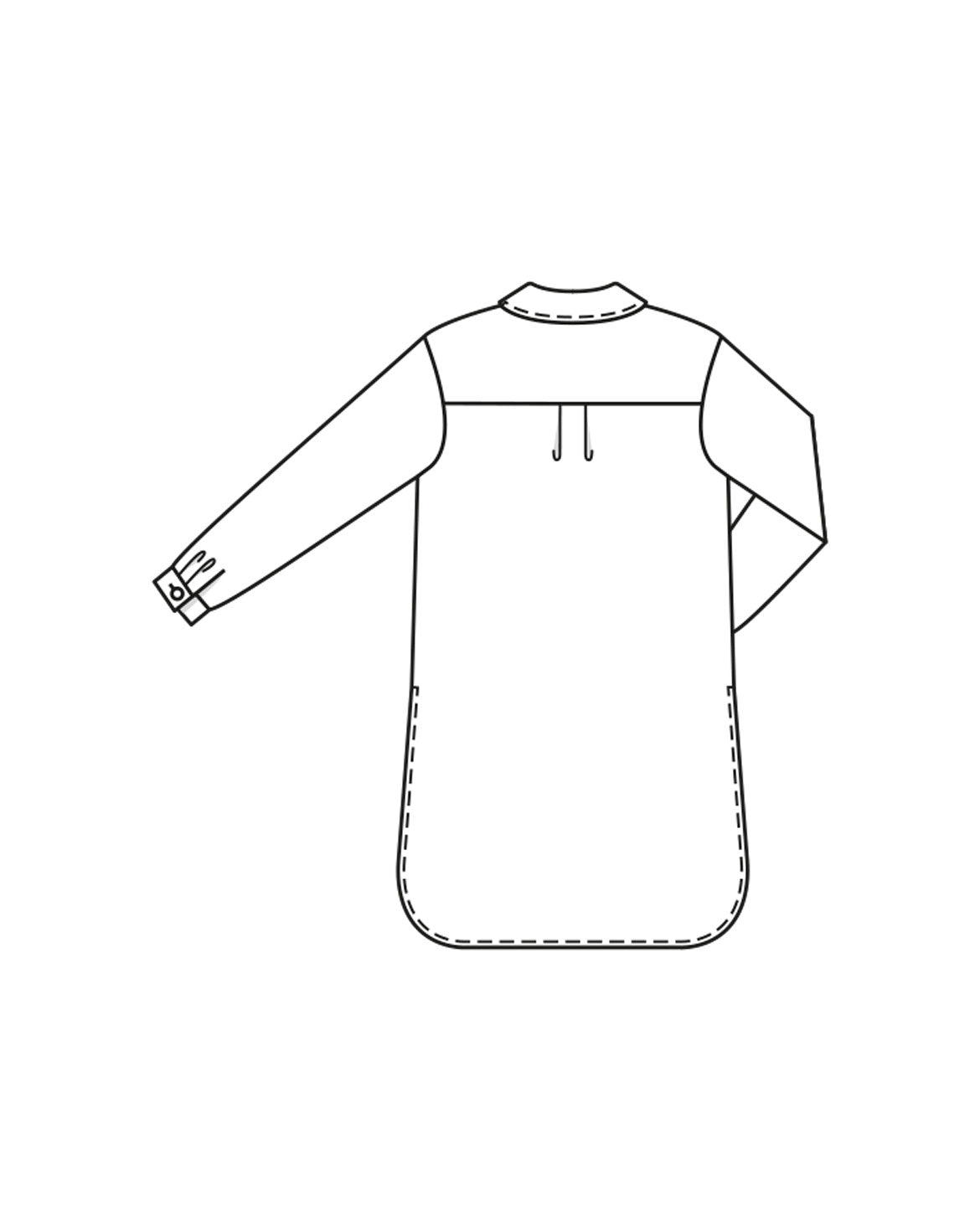 PDF-symønster - Burda 11/2023 #114 - Frakk Skjorte Tunika - Dame - Business | Bilde 5