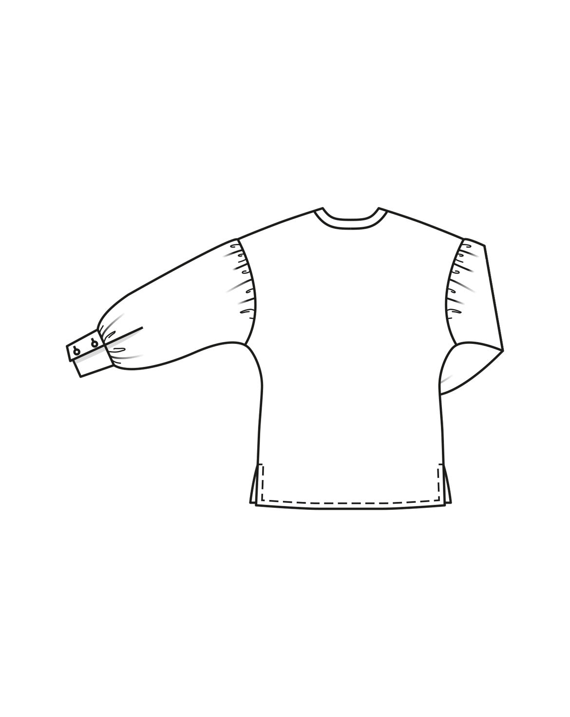 PDF-symønster - Burda 11/2023 #128 - Bluse Skjorte - Dame | Bilde 5