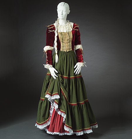 Symønster McCall´s 2011 - Skjørt Historisk kostyme - Dame | Bilde 6