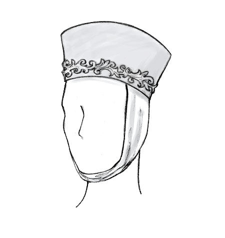Symønster McCall´s 2026 - Historisk kostyme - Hatt Tilbehør | Bilde 3