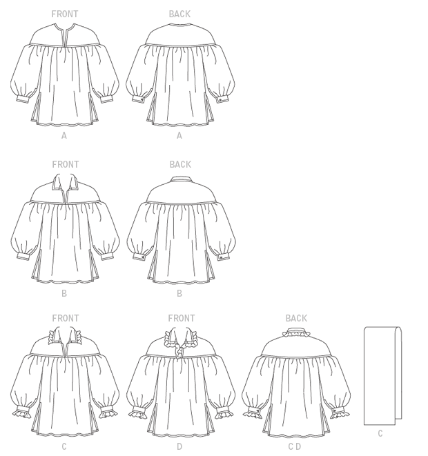 Symønster McCall´s 2059 - Skjorte Historisk kostyme - Herre | Bilde 6