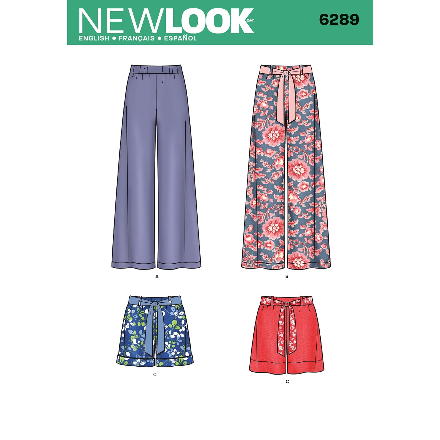 Symønster New Look 6289 - Bukse Shorts - Dame | Bilde 6