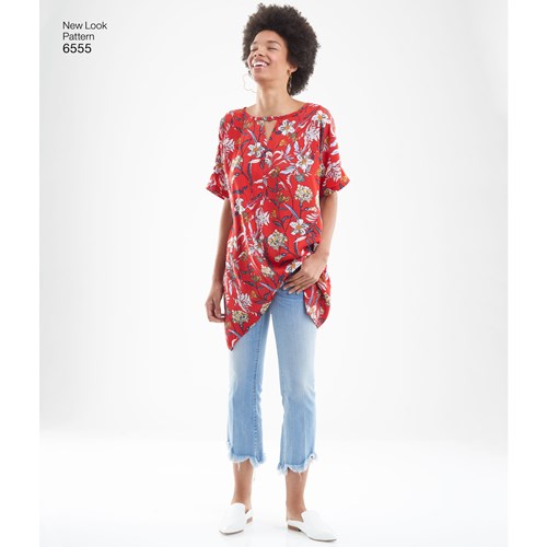 Symønster New Look 6555 - Bluse Skjorte - Dame | Bilde 1