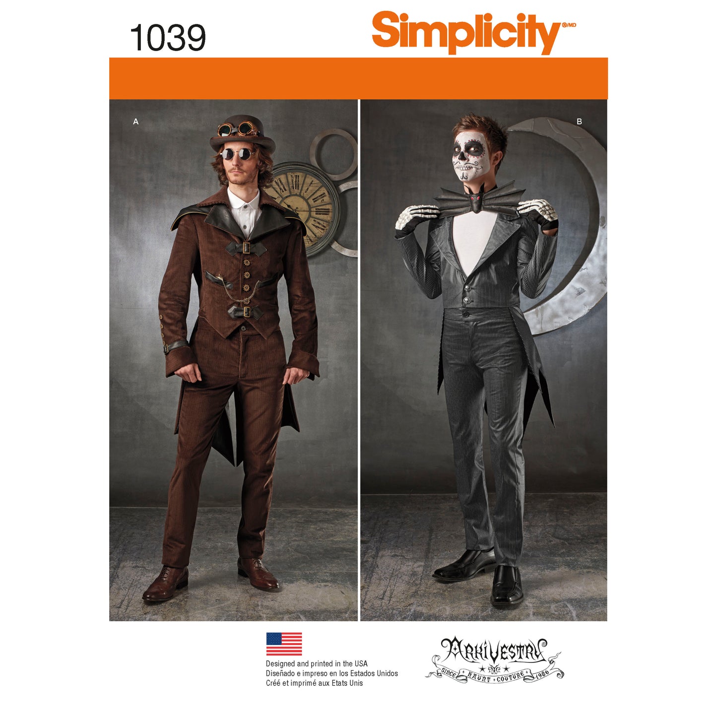 Symønster Simplicity 1039 - Jakke Bukse Kostyme Vester Cosplay - Karneval | Bilde 6
