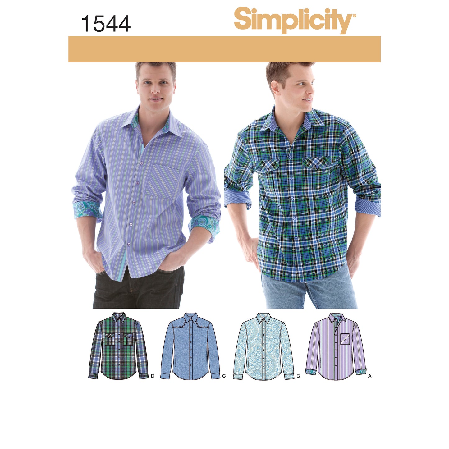 Symønster Simplicity 1544 - Skjorte | Bilde 3