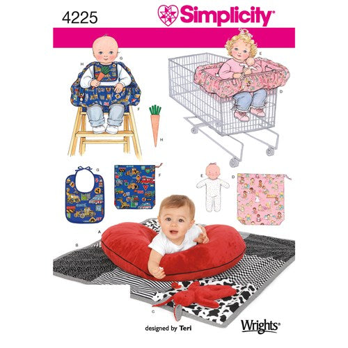 Symønster Simplicity 4225 - Baby - Pute Tilbehør Dukkeklær | Bilde 8