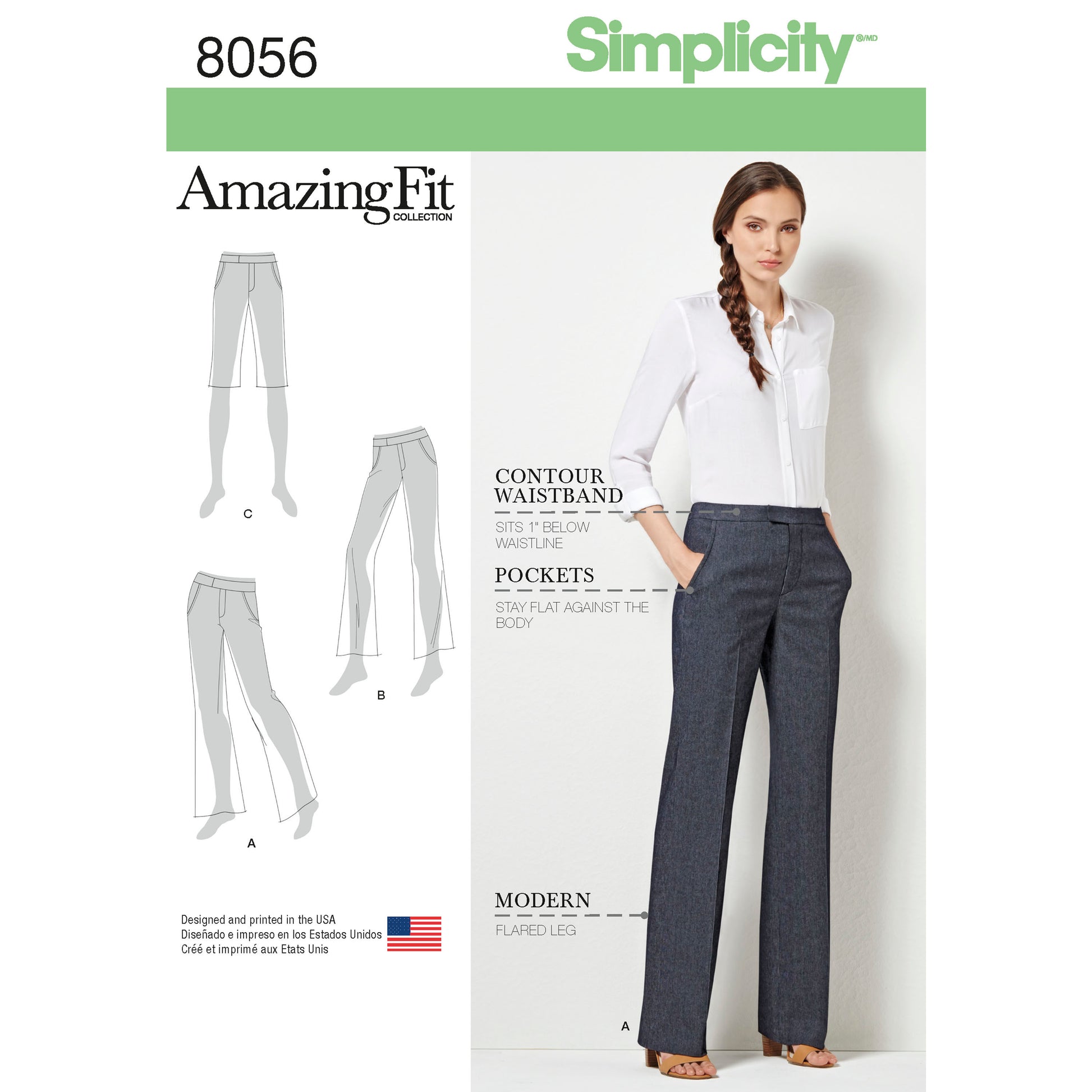 Symønster Simplicity 8056 - Bukse Shorts - Dame - Hatt | Bilde 1