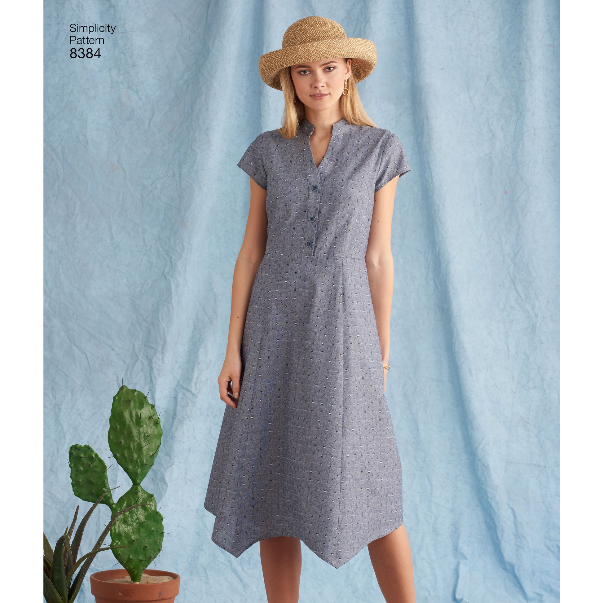 Symønster Simplicity 8384 - Kjole Topp Skjorte - Dame | Bilde 2