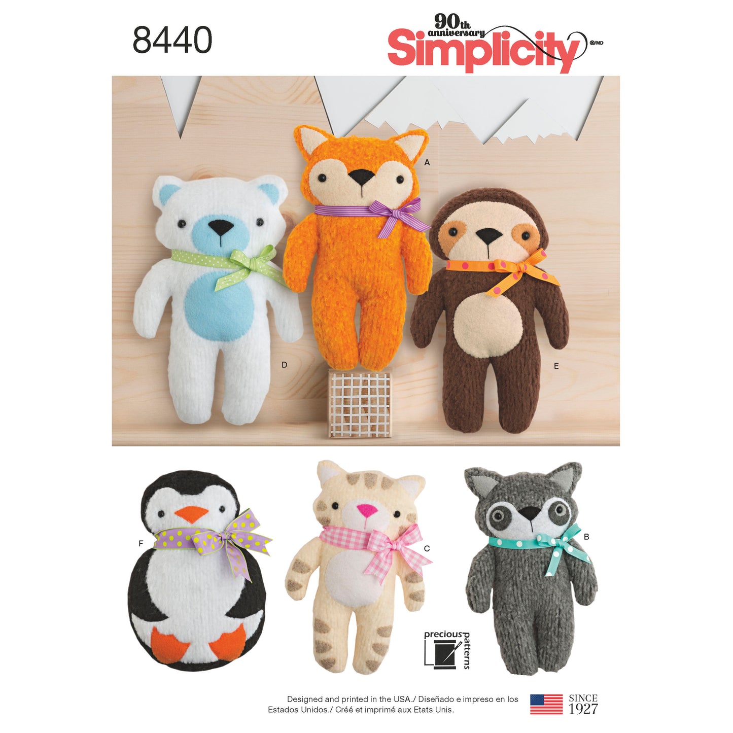 Symønster Simplicity 8440 - Stuffed Craft | Bilde 9