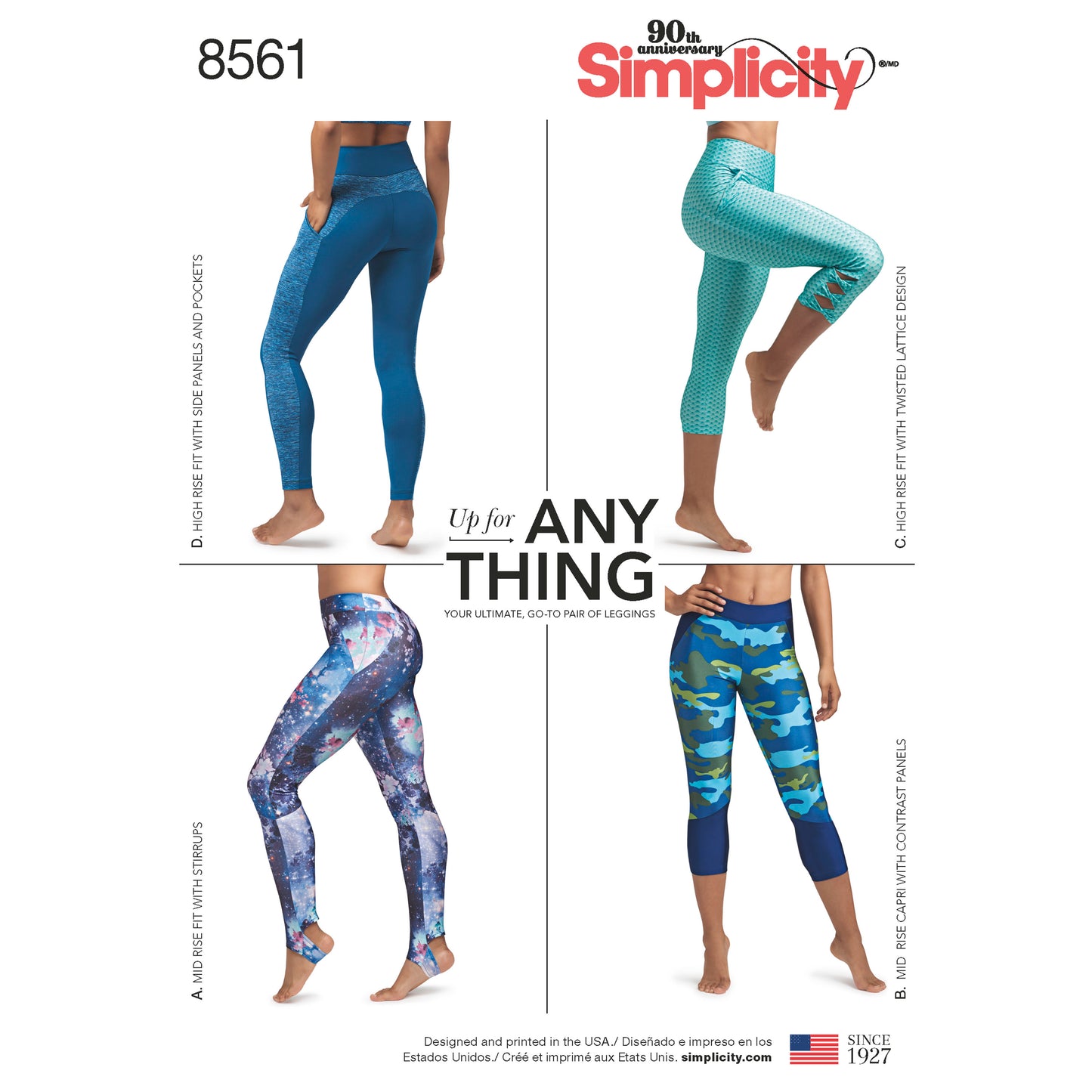 Symønster Simplicity 8561 - Dame - Sport | Bilde 1