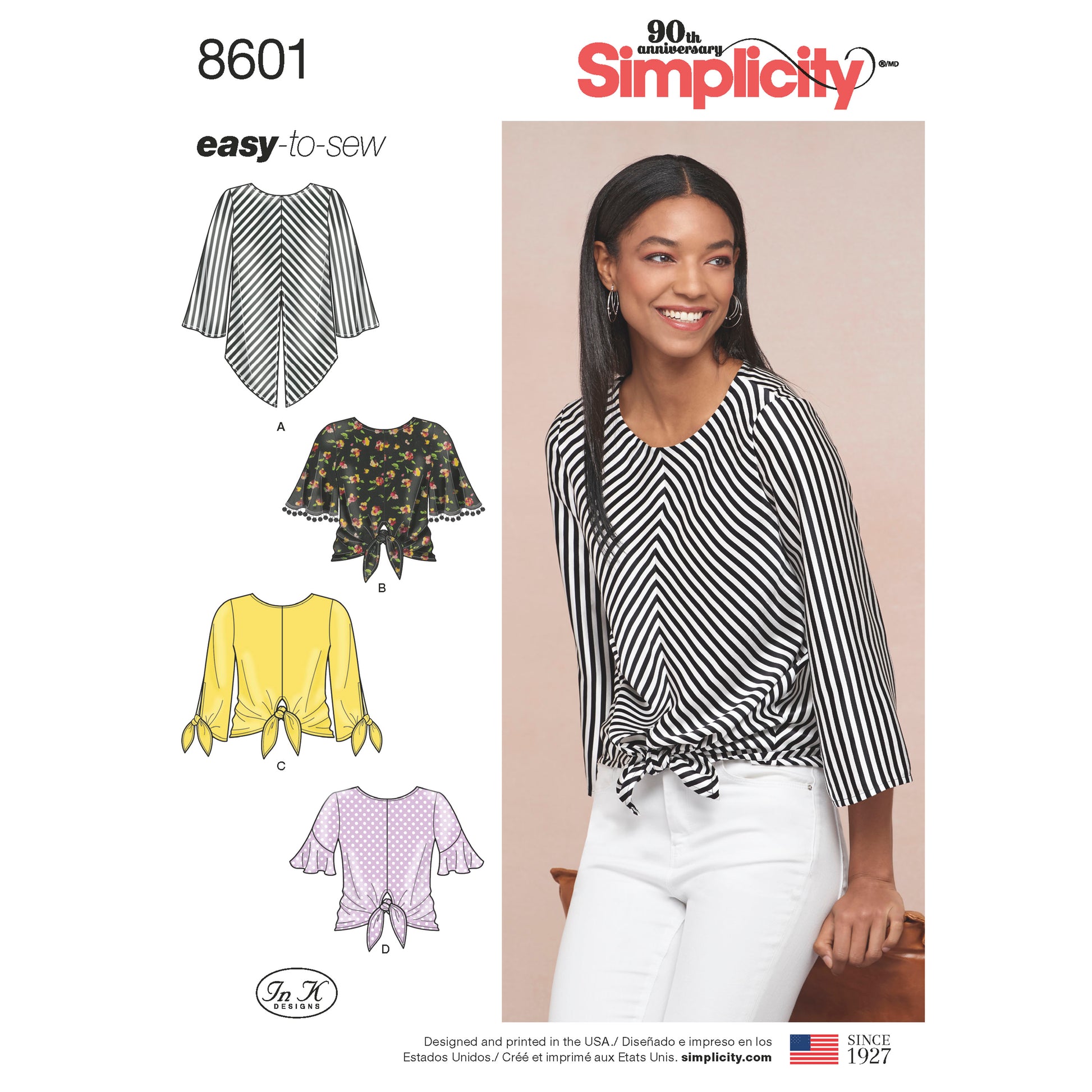 Symønster Simplicity 8601 - Topp Genser - Dame | Bilde 1