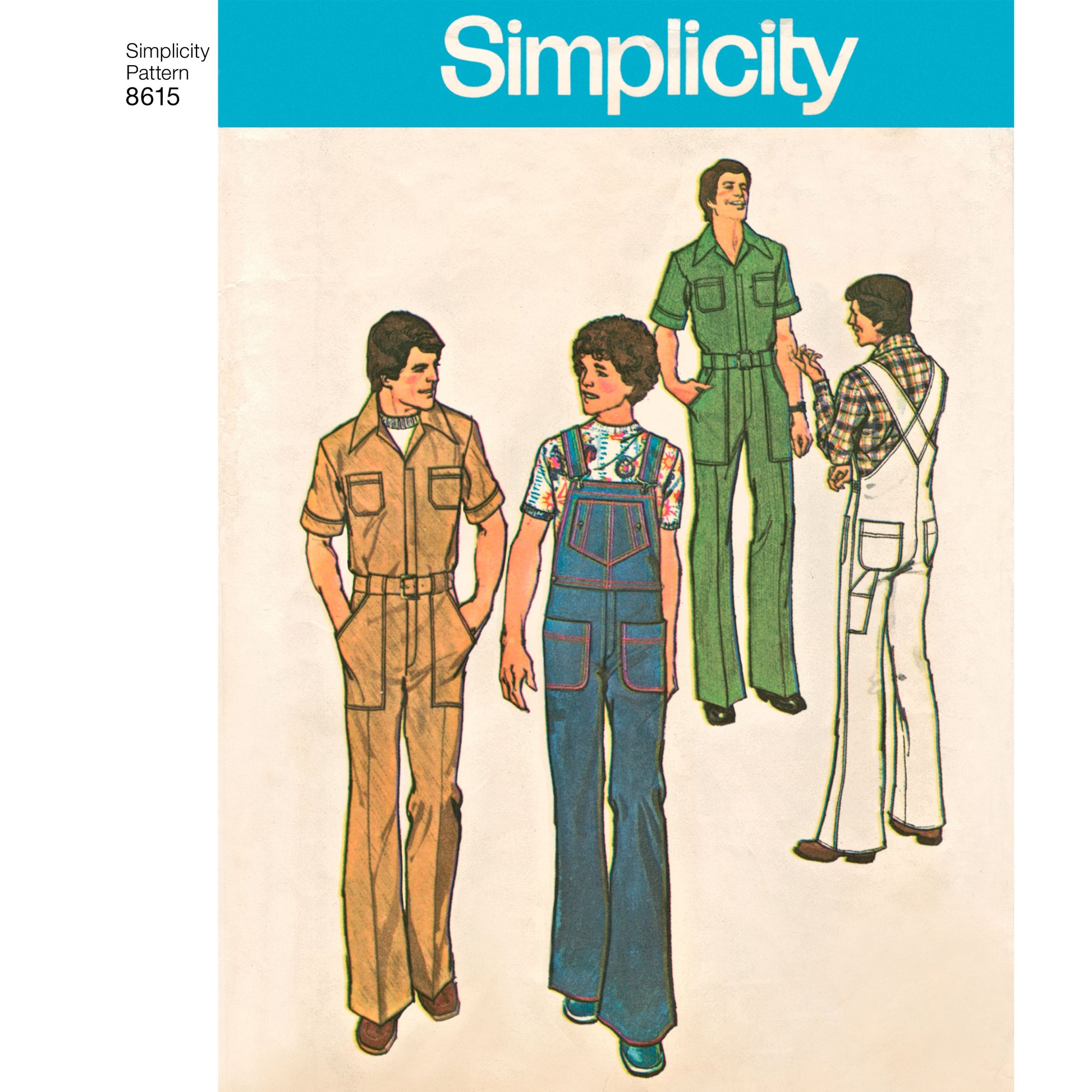 Symønster Simplicity 8615 - Buksedrakter Topp Bukse Vintage - Dame - Hatt | Bilde 5