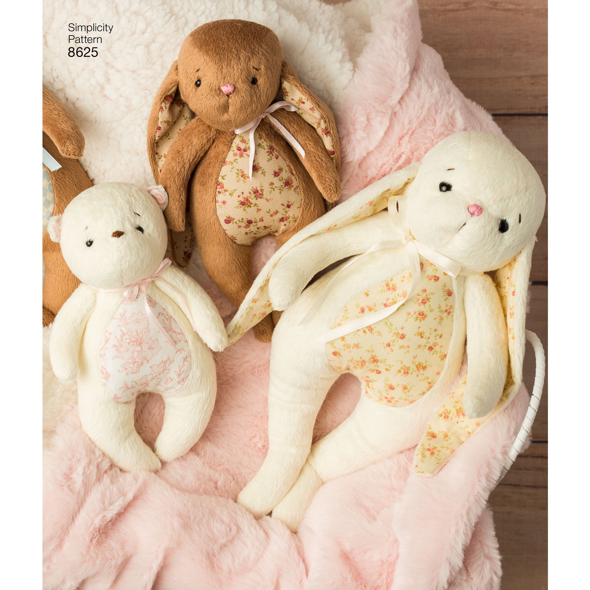 Symønster Simplicity 8625 - Stuffed Animals and Gift Bags | Bilde 3