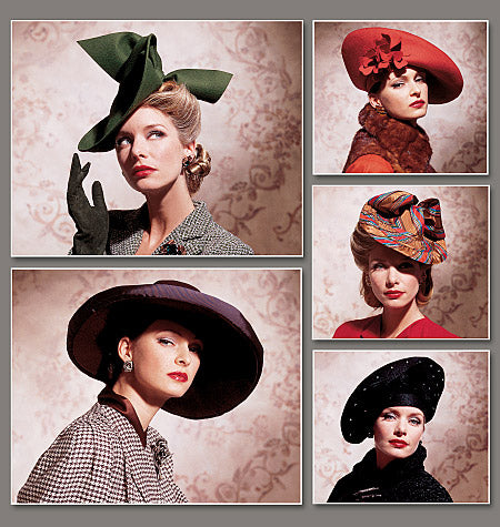Symønster Vogue Patterns 7464 - Vintage - Tilbehør Hatt | Bilde 6