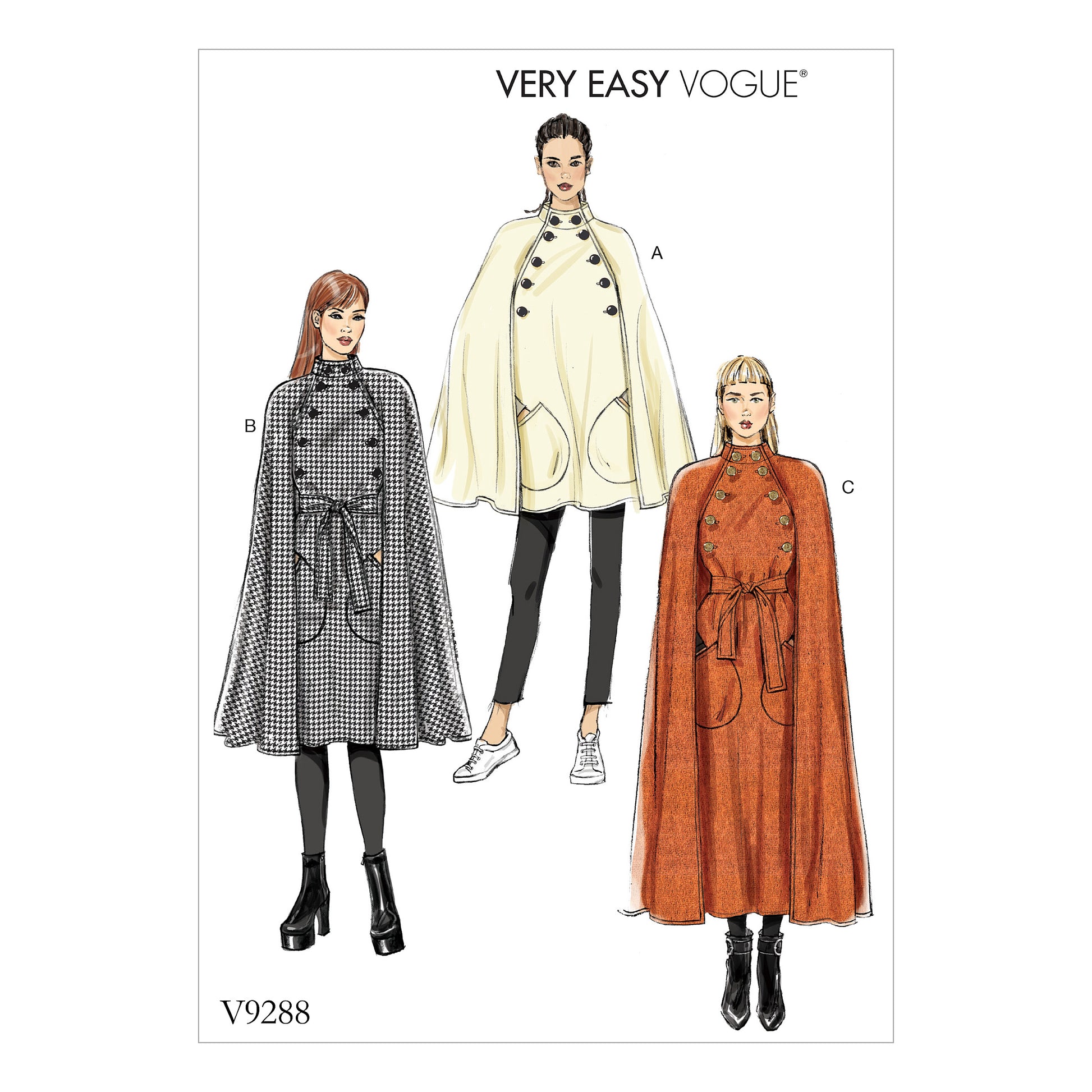 Symønster Vogue Patterns 9288 - Frakk - Dame | Bilde 7