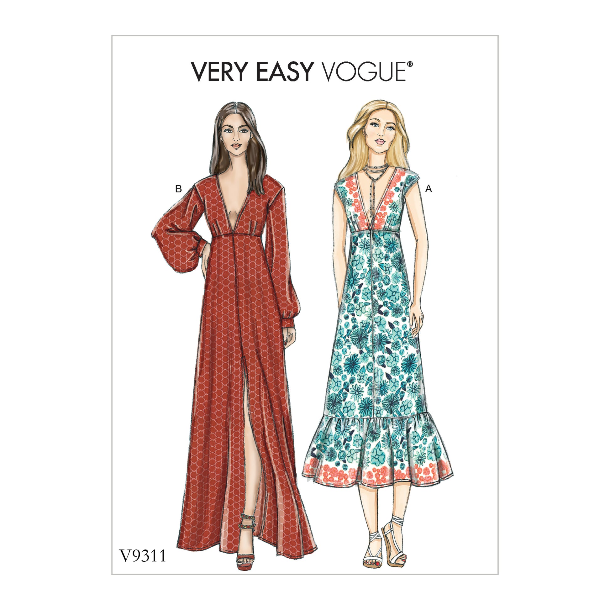 Symønster Vogue Patterns 9311 - Dame | Bilde 7