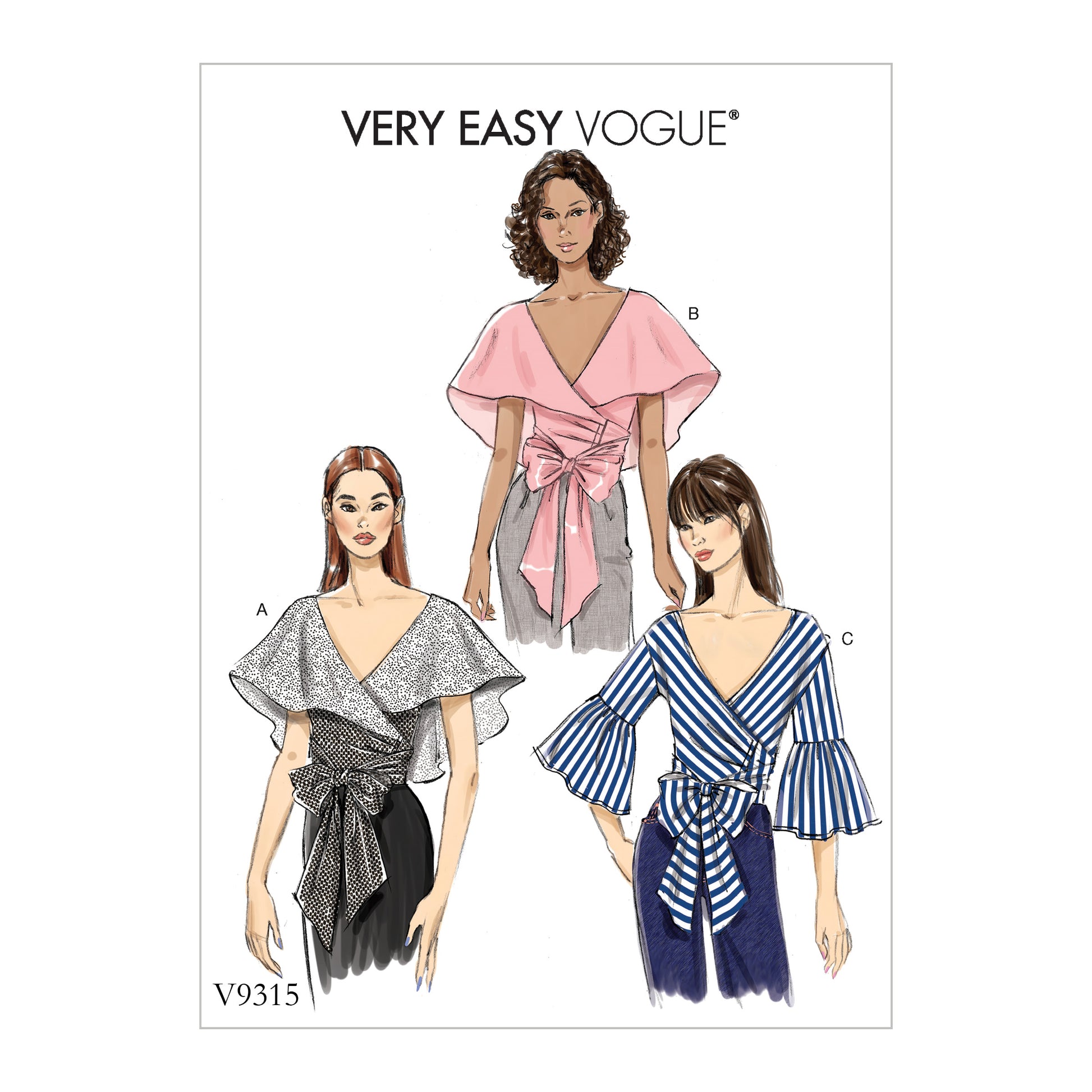 Symønster Vogue Patterns 9315 - Topp - Dame | Bilde 4
