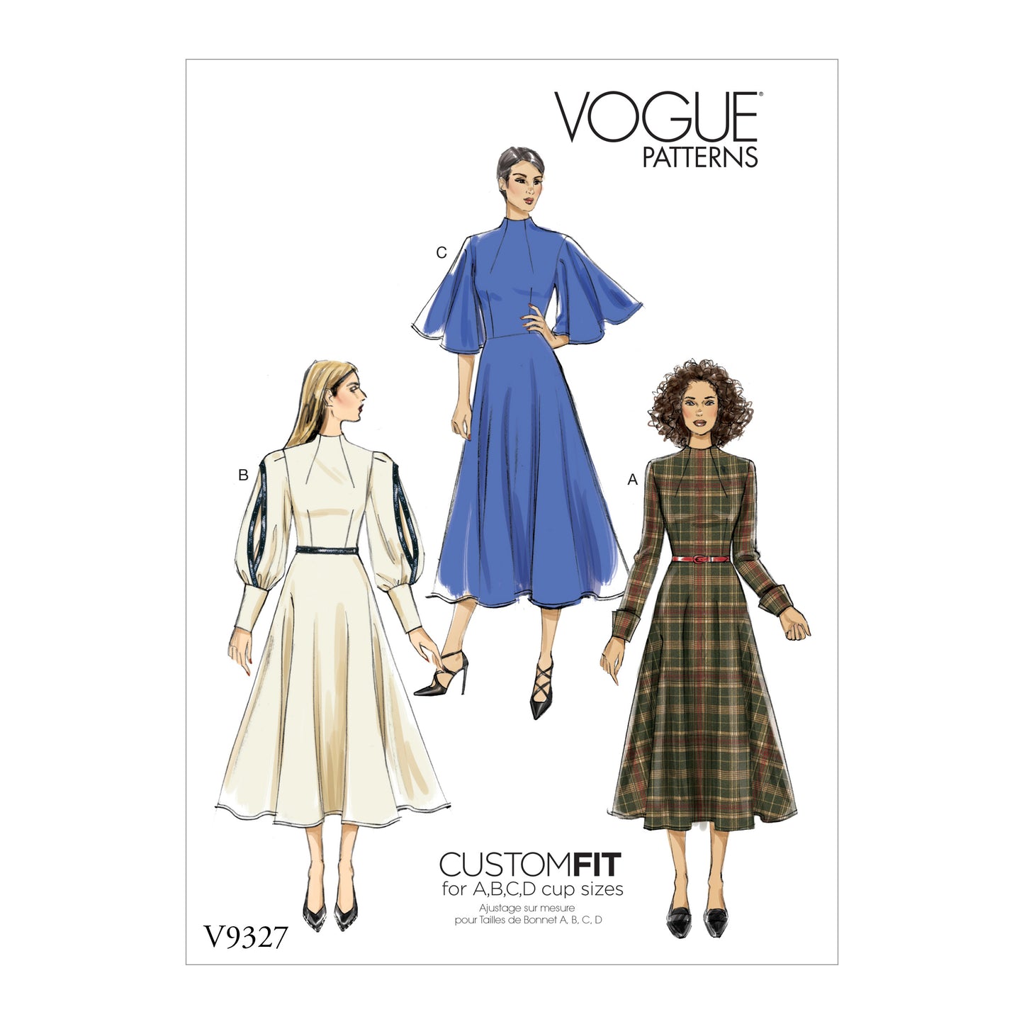 Symønster Vogue Patterns 9327 - Kjole - Dame | Bilde 4