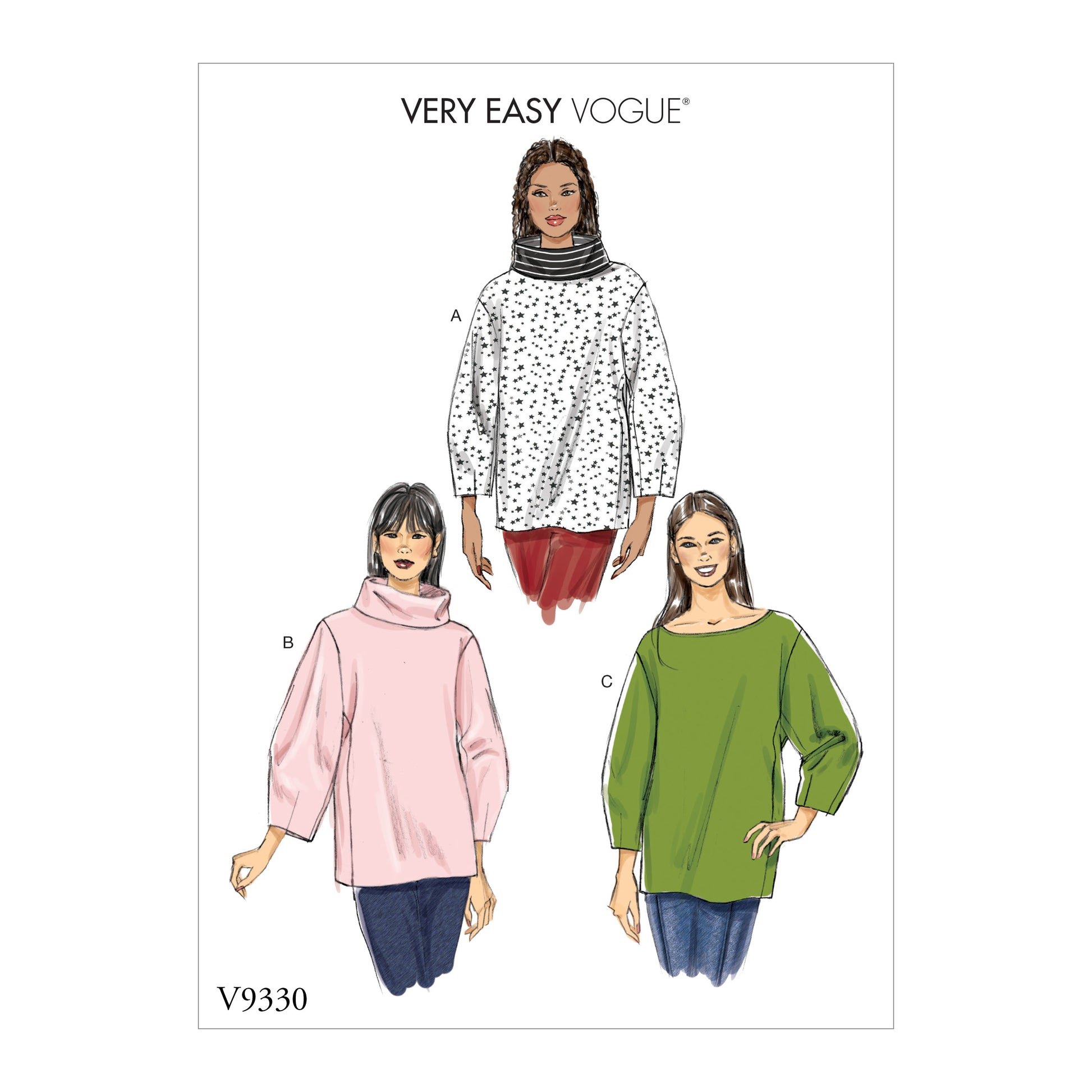 Symønster Vogue Patterns 9330 - Topp - Dame | Bilde 7