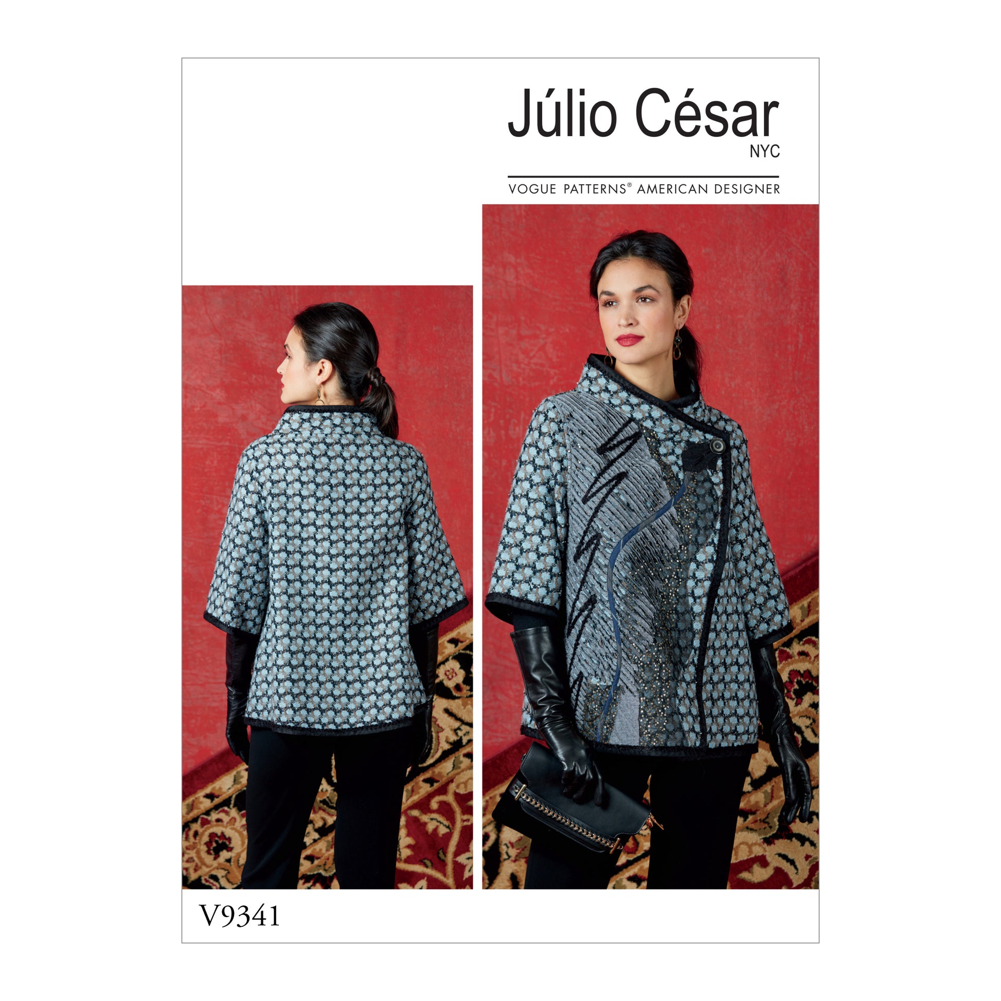 Symønster Vogue Patterns 9341 - Jakke - Dame | Design: Julio Cesar | Bilde 4