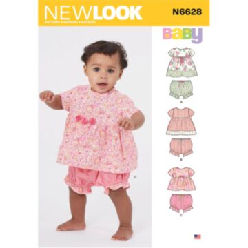 New Look 6628 - Kjole Bukse - Baby