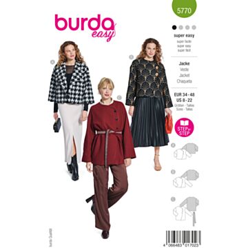 Burda 5770 - Jakke - Dame