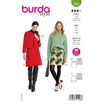 Burda 5868 - Skjørt - Dame